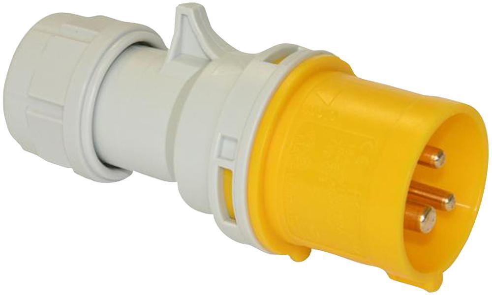 CEE 013-4 工業插頭 16A 3針 110V(側面)