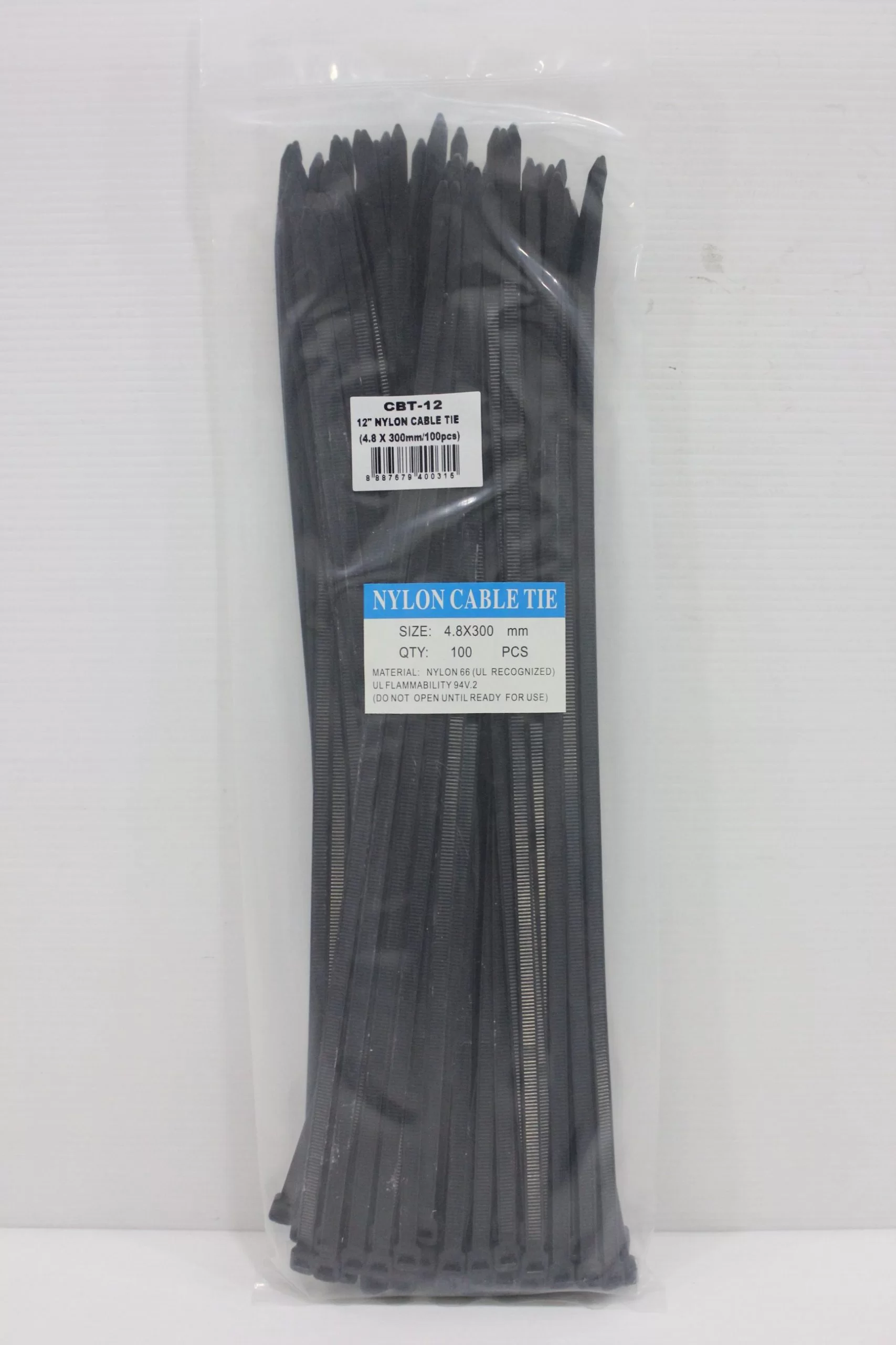 GIANTLOK 1248B 尼龍索帶 12" (300mm) x 4.8mm 黑色