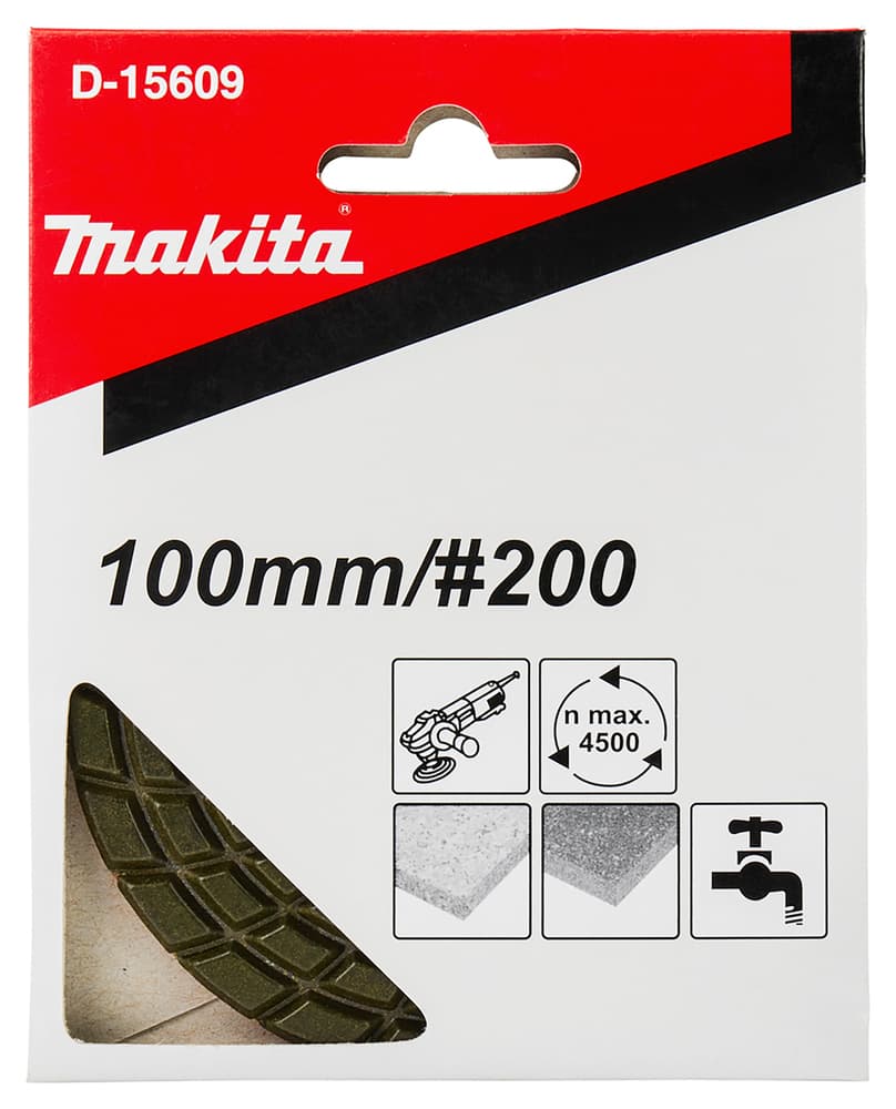 Makita 牧田 D-15609 金鋼石拋光墊#200(橙)