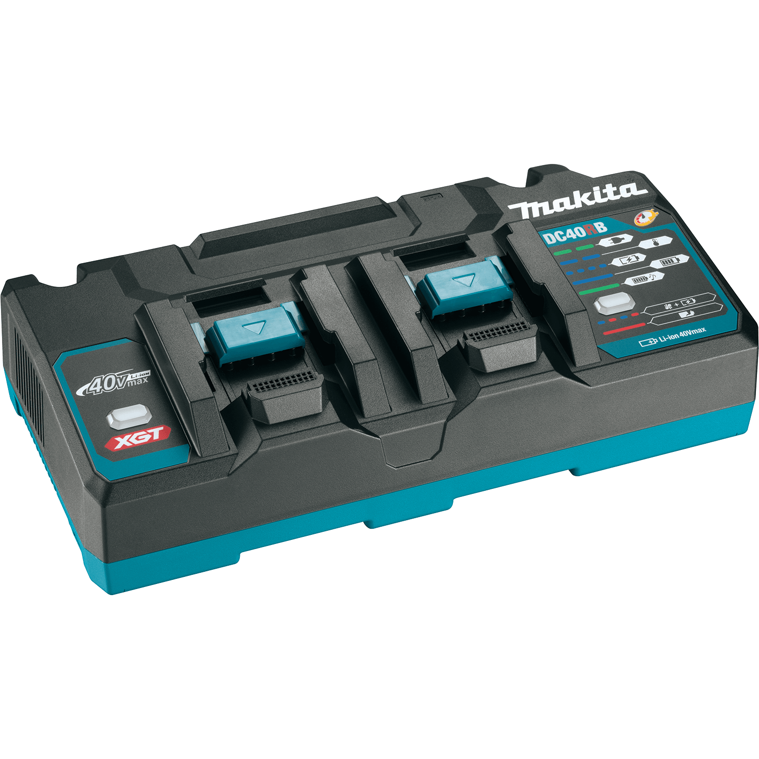 牧田 DC40RB 雙頭快速充電器(三側面)