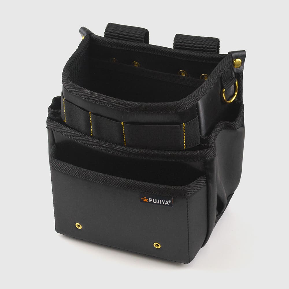 FUJIYA KUROKIN PS-23BG 黑金中型工具袋(斜面)