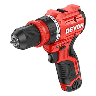 Devon 5208MU-Li-2.0 12V Brushless Drill Driver Multi-Chuck Kit (4 Quick-Change Chucks, 2x 2.0Ah Battery + Charger)