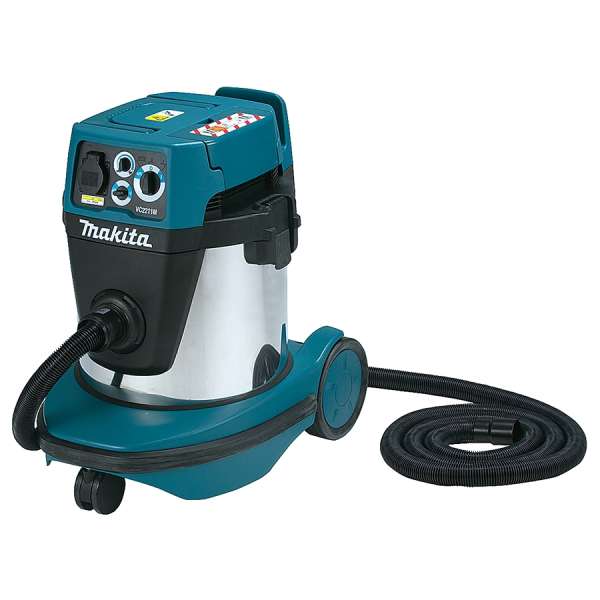 Makita 牧田 VC2211M(110V) 22公升乾濕兩用集塵機,不銹鋼貯箱配軟管及輪子