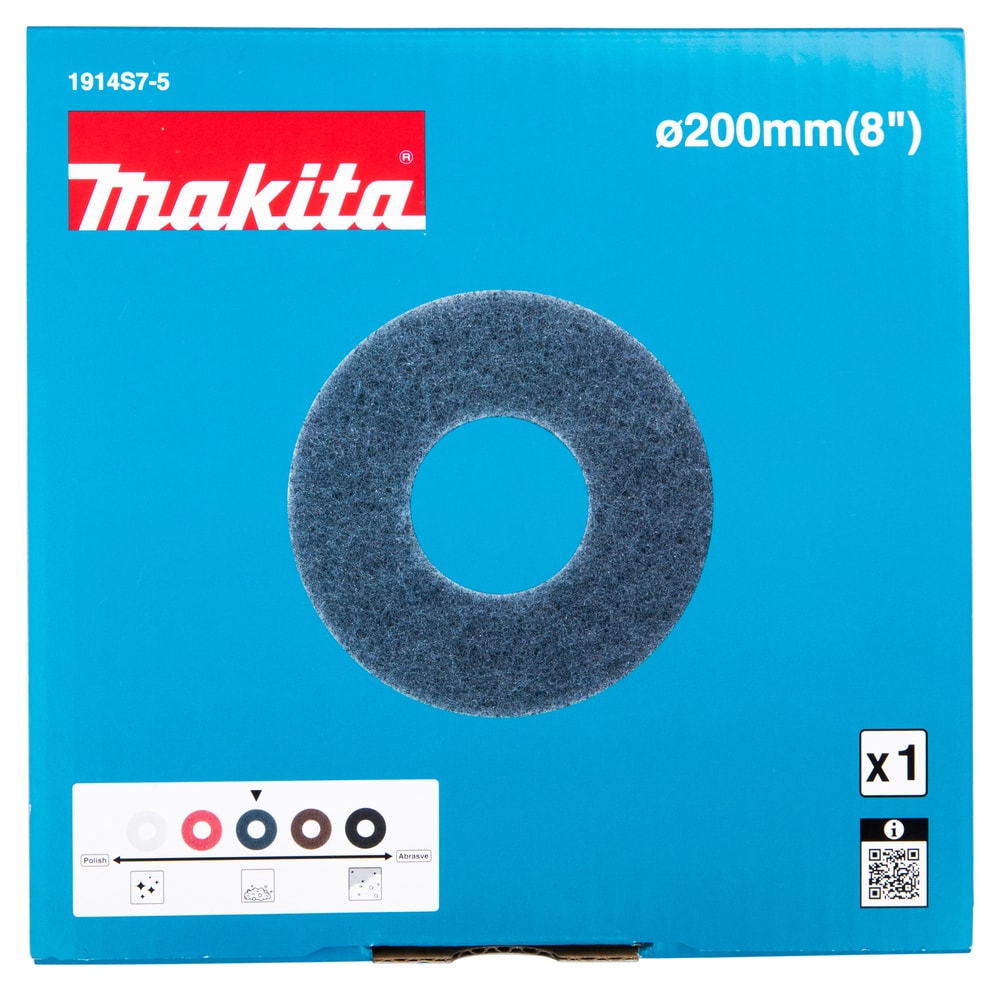 Makita 1914S7-5 200毫米藍色地墊(包裝正面)