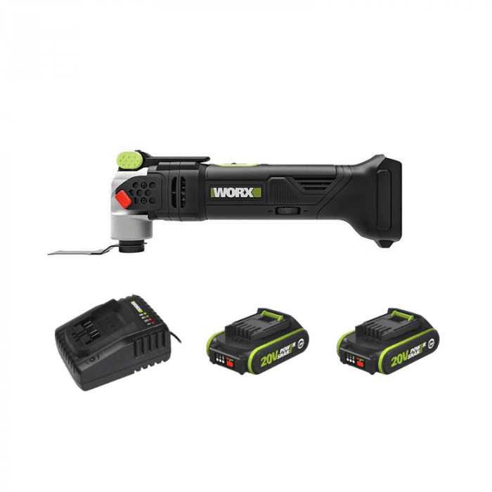 WORX 威克士 WU690.1 20V 450W 無刷鋰電多功能磨切機 2.0Ah鋰電x2
