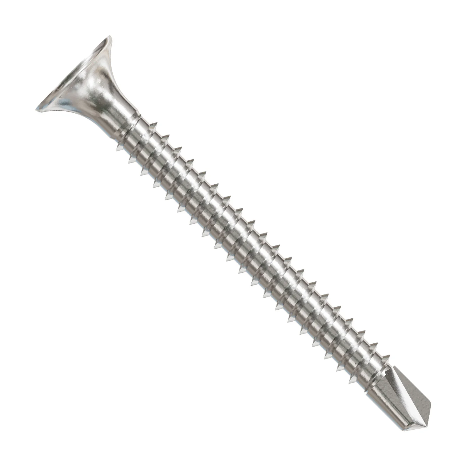 Stainless bugle head self-tapping screw #6 x 1"