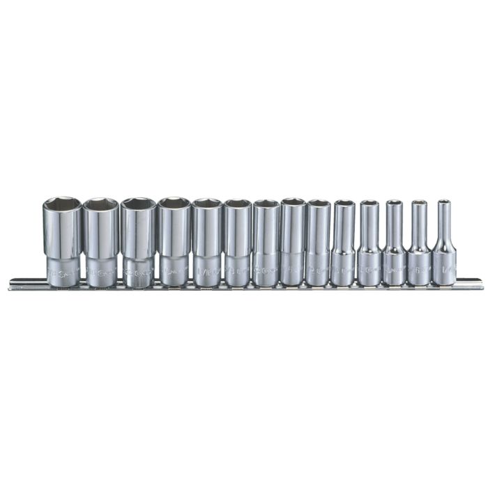 G.D. 503-S14 套裝令梗 3/8"-1 1/4" (英制) 套筒扳手組(正面)