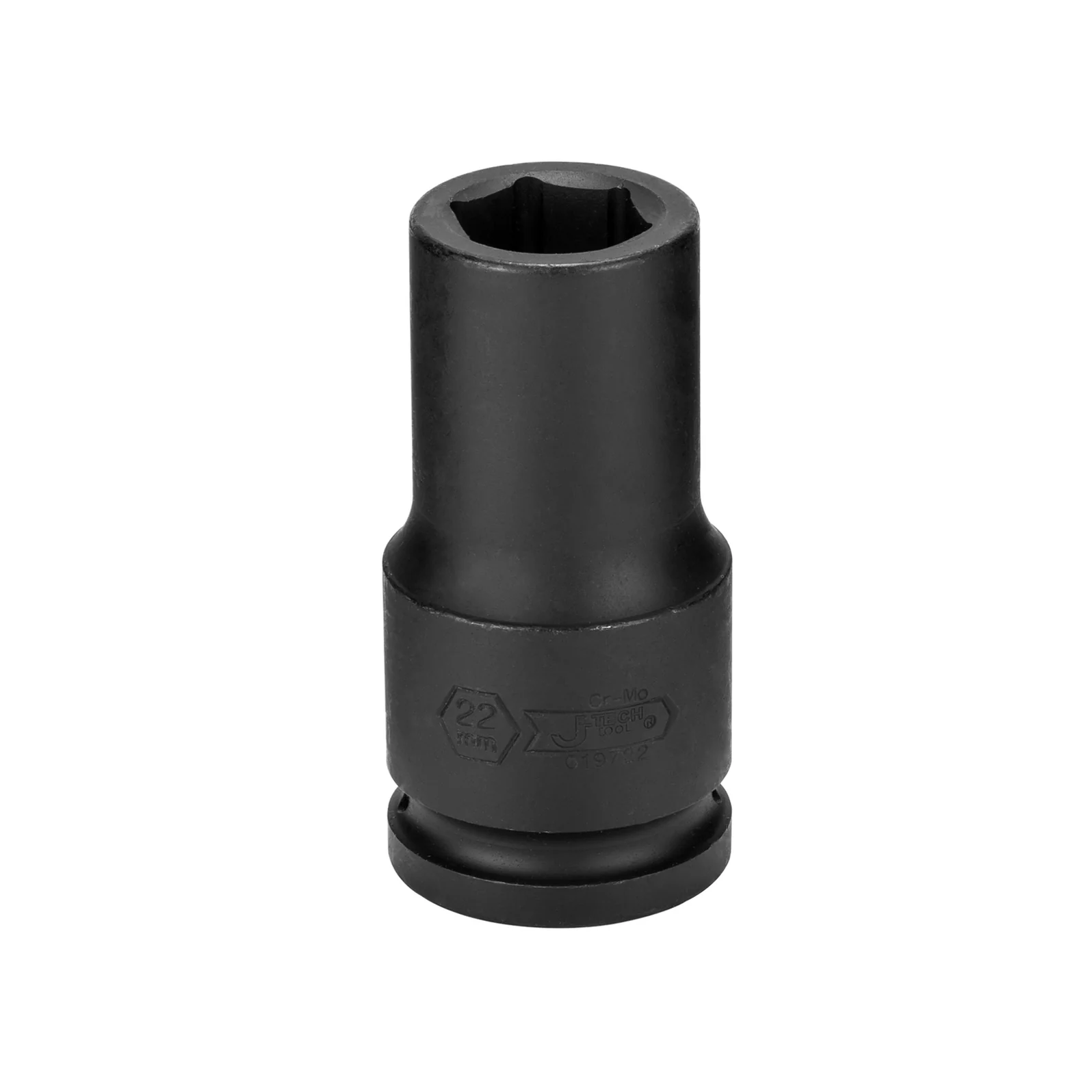 JETECH FK3/4-D22 3/4"加長衝擊套筒 22mm(正面)