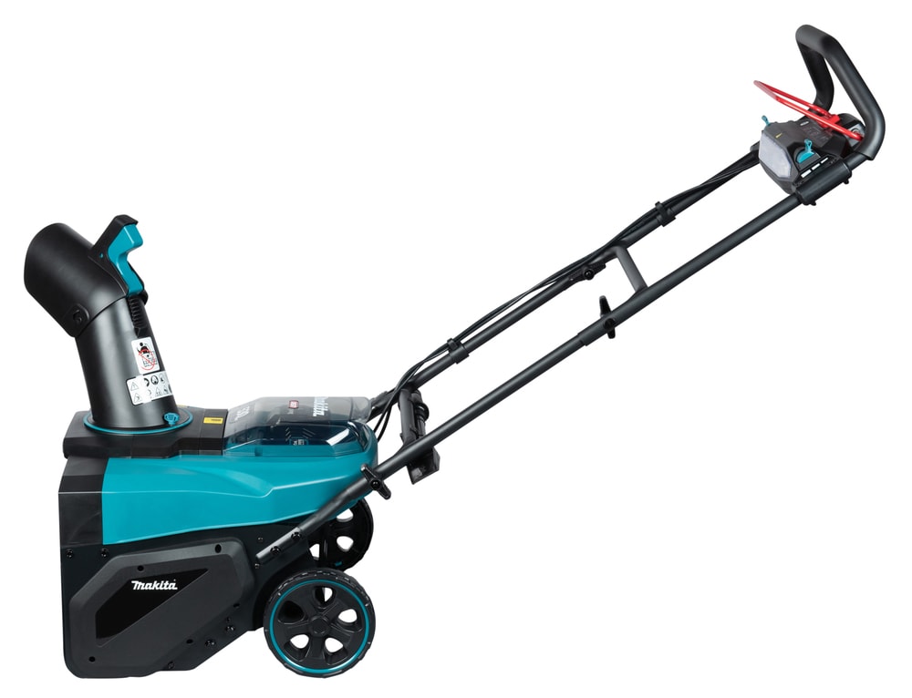 Makita 牧田 SN001GZ 充電式吹雪機側面圖,可見機身輪廓與手把長度