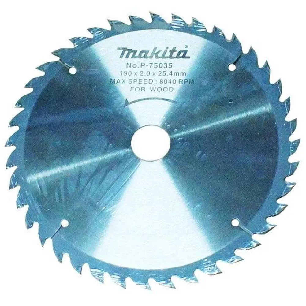 Makita P-75035 硬質合金鋸片190X40T(正面)