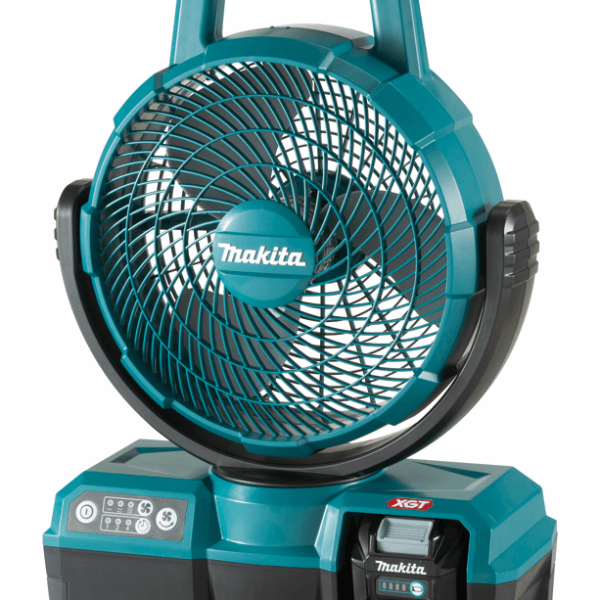 Makita 牧田 CF001GZ 充電式風扇扇頭及控制面板近攝