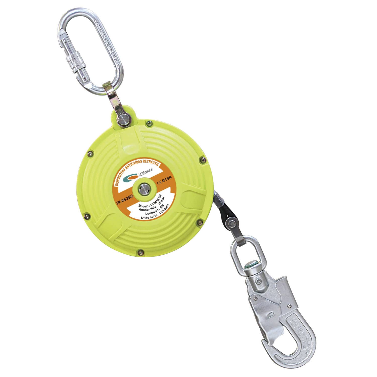 CLIMAX CLIRFAL06 6M自回式防墮器(正面)