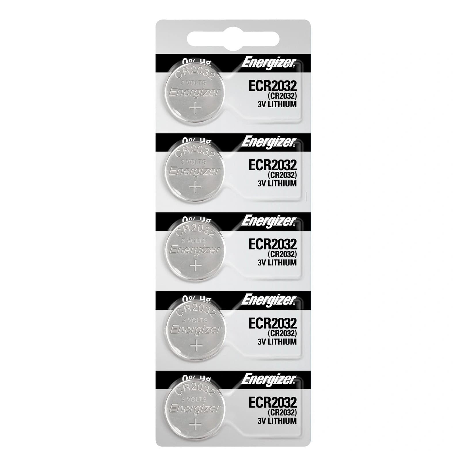 3V Lithium Coin Cell CR2032 (5-pack)
