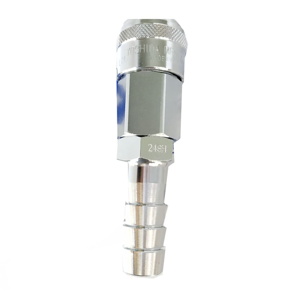 NKC Y-24SH 一觸式快速風喉喼輪 母有尾 1/2"
