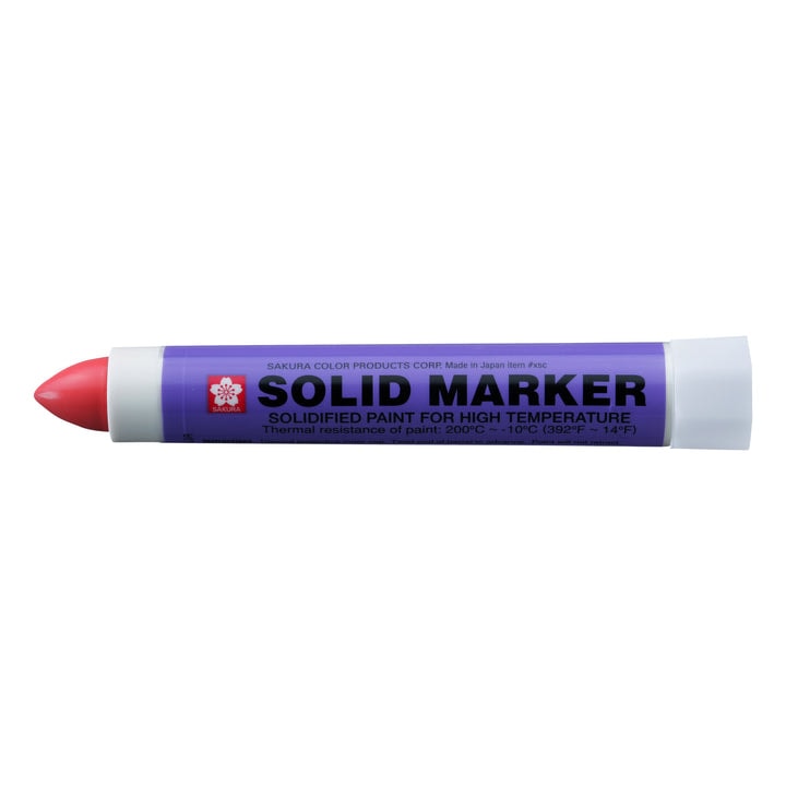 SAKURA SOLID MARKER 固體記號筆 紅色 #19(正面)