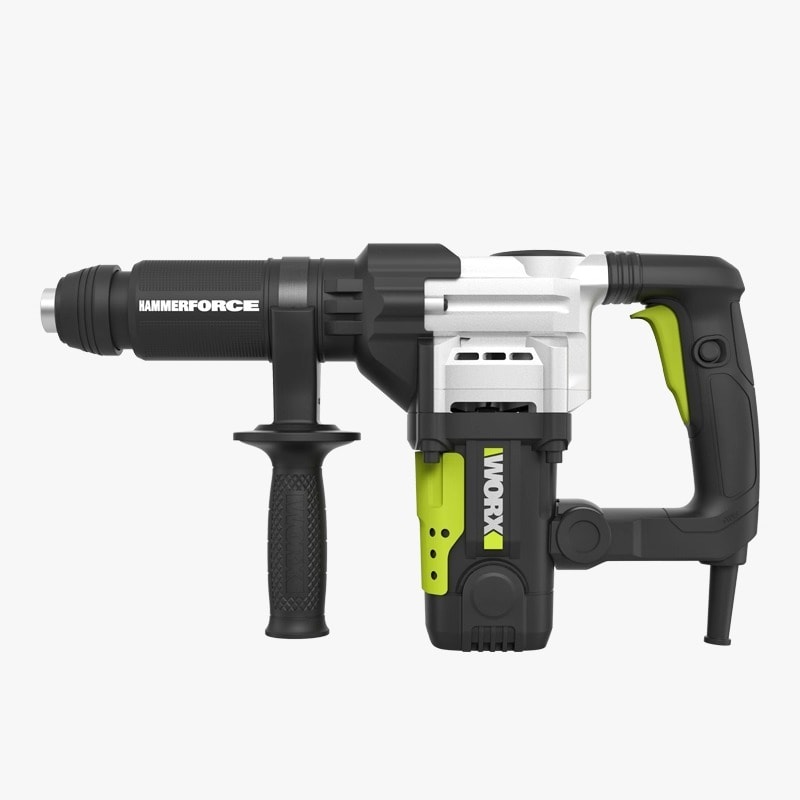 WORX 威克士 WU357 220V 1300W 5kg 電鎬 側面全機圖
