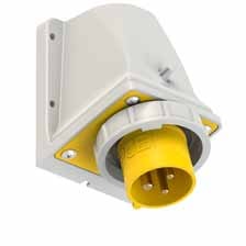 PCE 5132-4 工業牆外插頭 16A 110V 3針 IP67(現行 5132-4k 系列圖片)