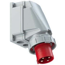 PCE 534-6 工業牆外插頭 63A 400V 4針 IP67