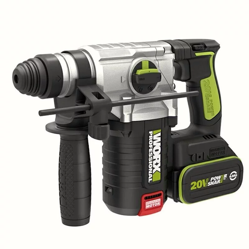 WORX WU388.3 24mm 2.2焦耳 無碳 鋰電無碳三用電錘