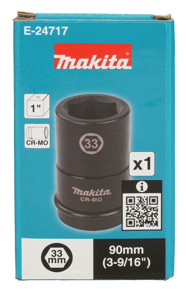 牧田 E-24717 33MM 1吋衝擊套筒包裝盒