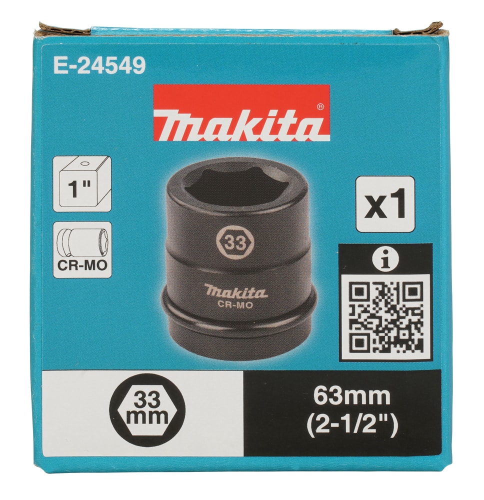 Makita E-24549 33MM 衝擊套筒(包裝正面)