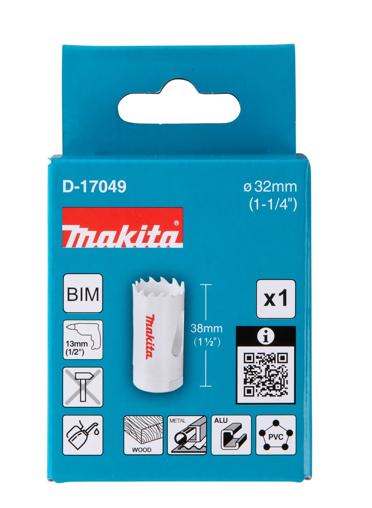 牧田 D-17049 BiM穿孔鋸32MM(包裝)