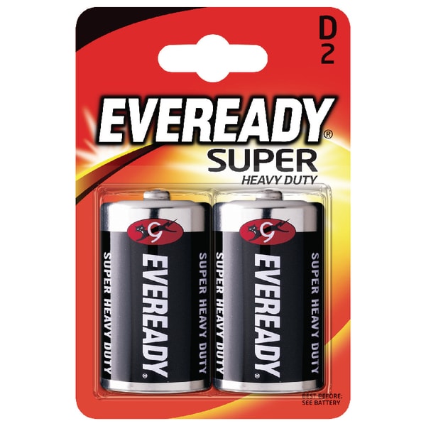 永備 Eveready 1250SW2 碳性電芯 D(包裝正面)
