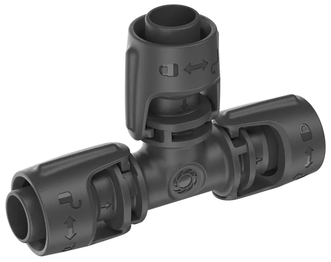 德國 GARDENA 13201-20 Micro-Drip-System 13 毫米(1/2 吋)T 型接頭(2 件裝)