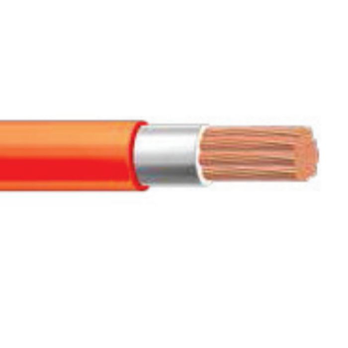 單支孖膠電線 10mm² 橫切面細節