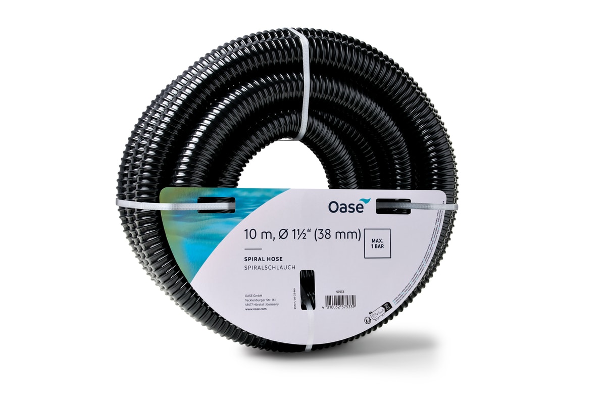 OASE 57533 1 1/2" 10 m 黑色 螺旋軟管
