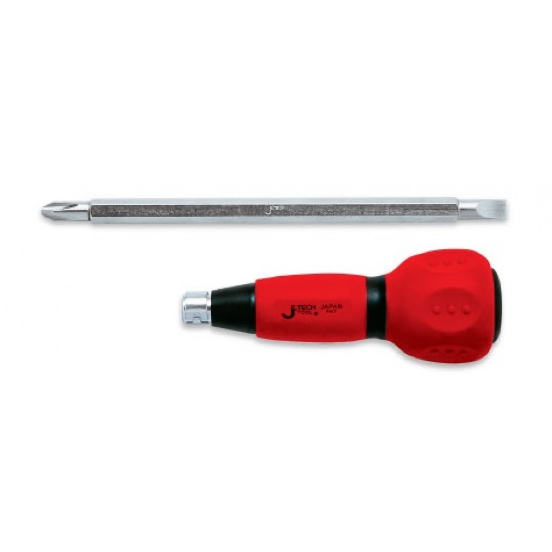 JETECH DST-100 兩用軟膠柄批 4"x(-)(+)