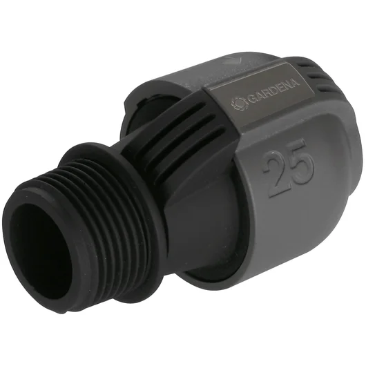 德國 GARDENA 2763-20 25 毫米 x 1 吋外牙接頭白底產品圖
