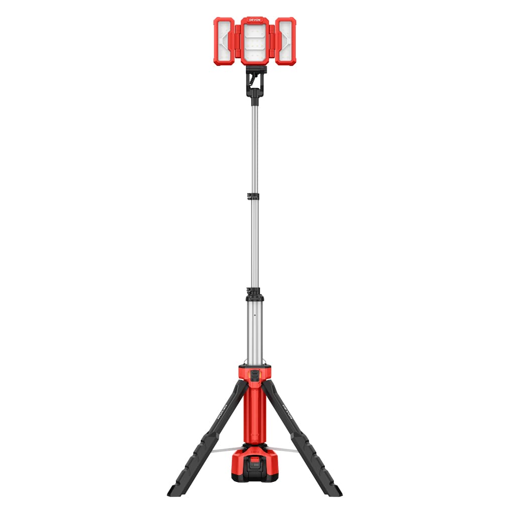 Devon 5539Li-Z 20V Cordless Tripod Tower Work Light (Bare Tool)