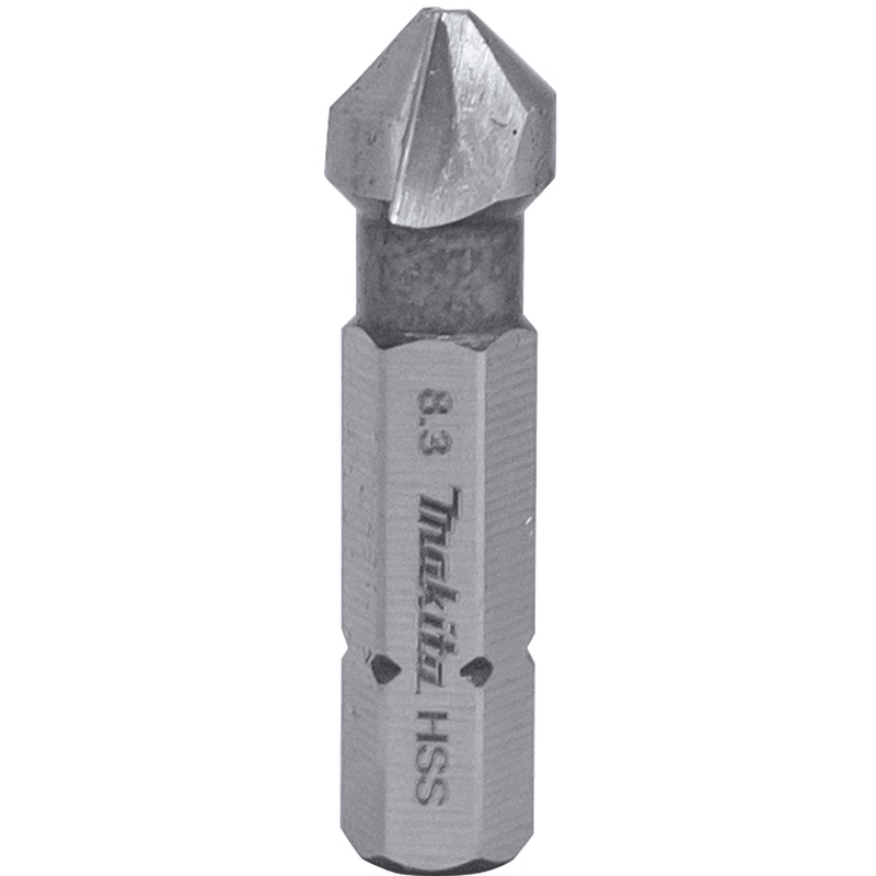 牧田 D-37328 導角刀(三面/8.3MM 1/4"六角形)正面