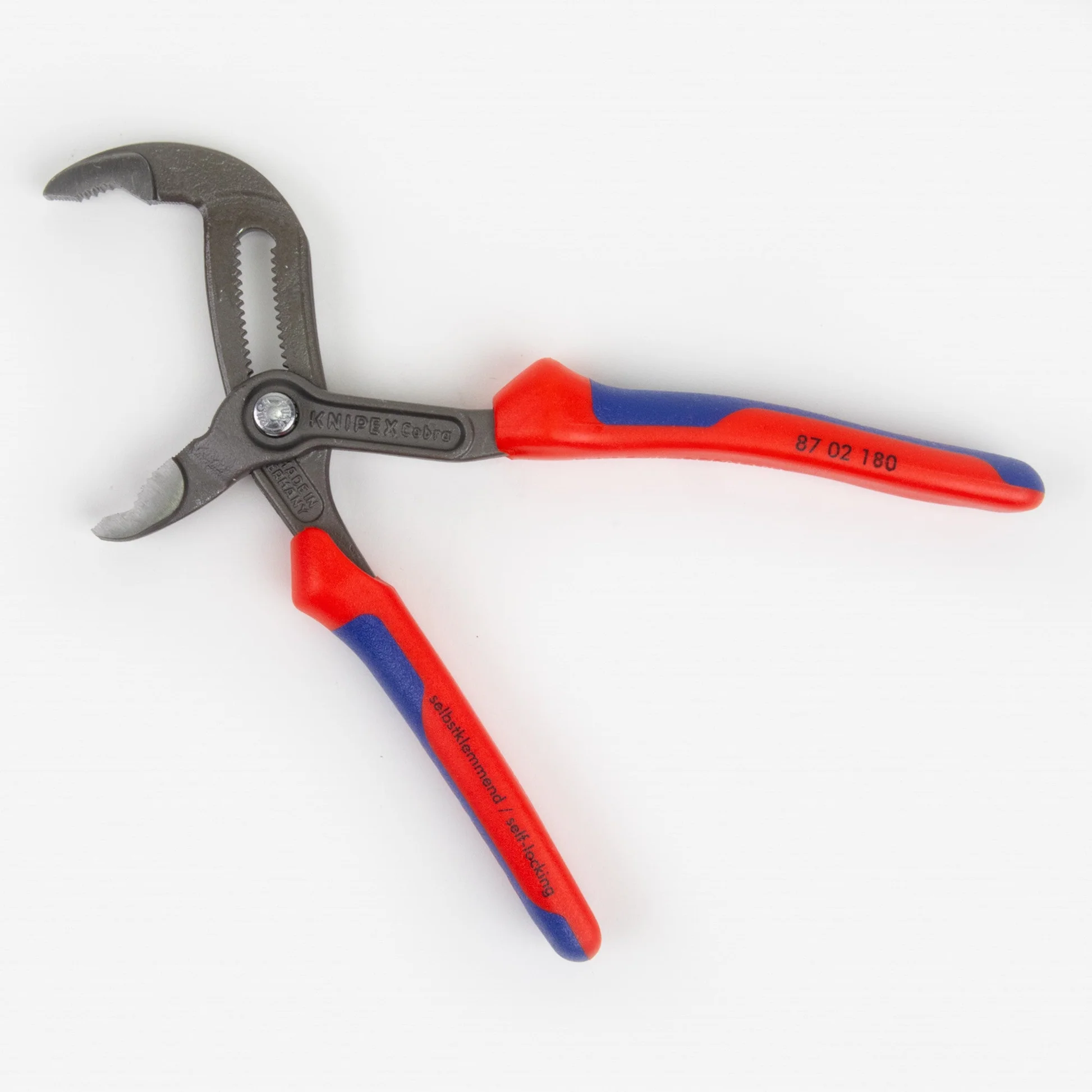 KNIPEX 87 02 180 Cobra 水泵鉗(四分之三側面)