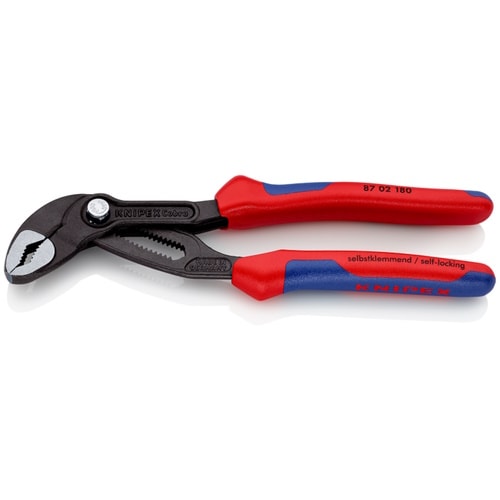 KNIPEX 87 02 180 Cobra 水泵鉗(正面)