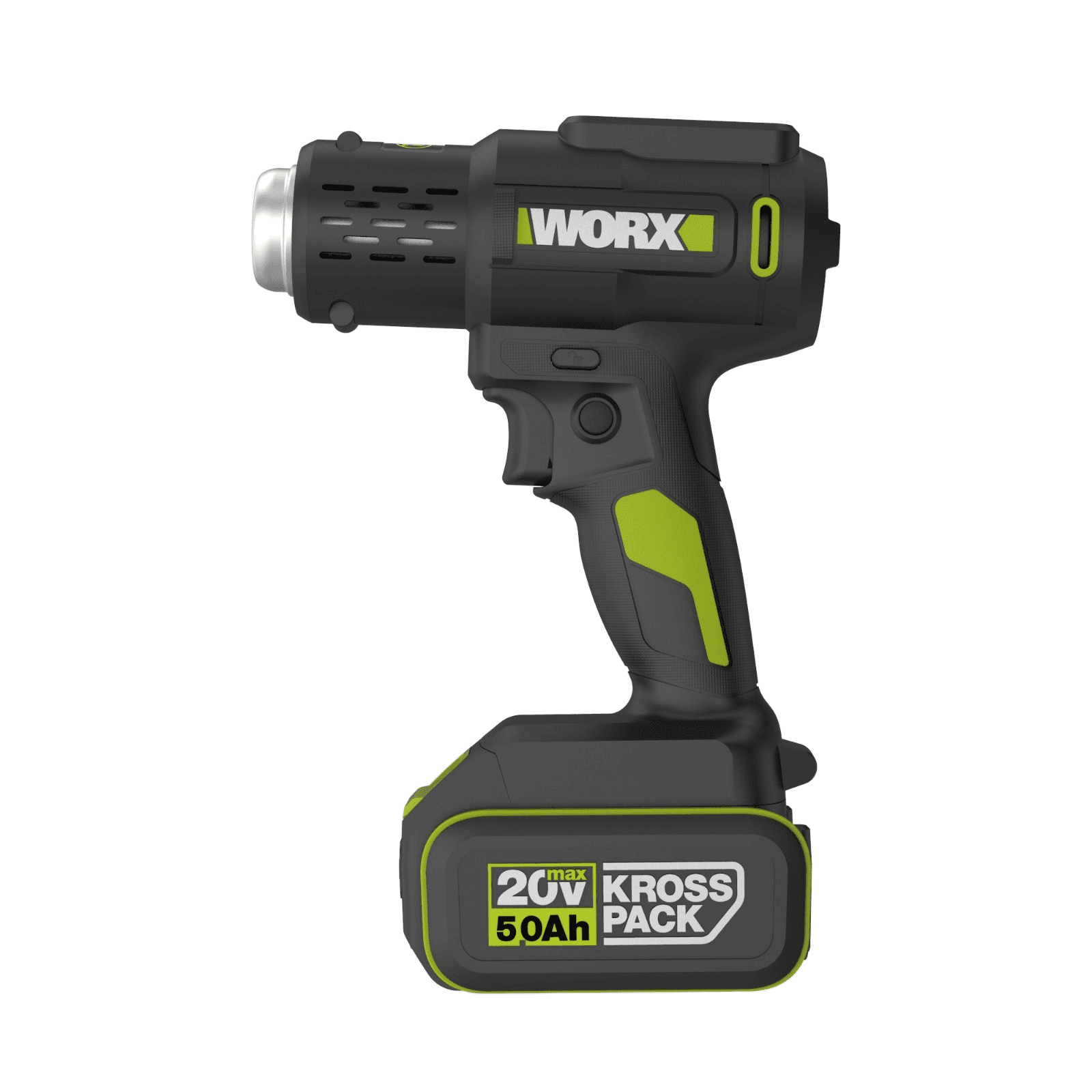 WORX WU040.9 20V Brushless Cordless Digital Heat Gun 20-600°C (Bare Tool)