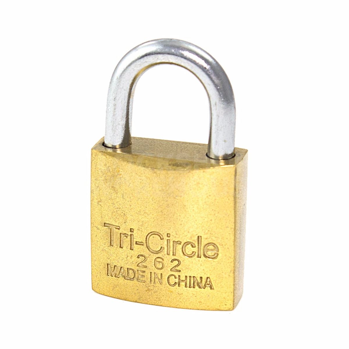三環牌 TRI-CIRCLE 262 厚身銅掛鎖 25mm(三 quarter)