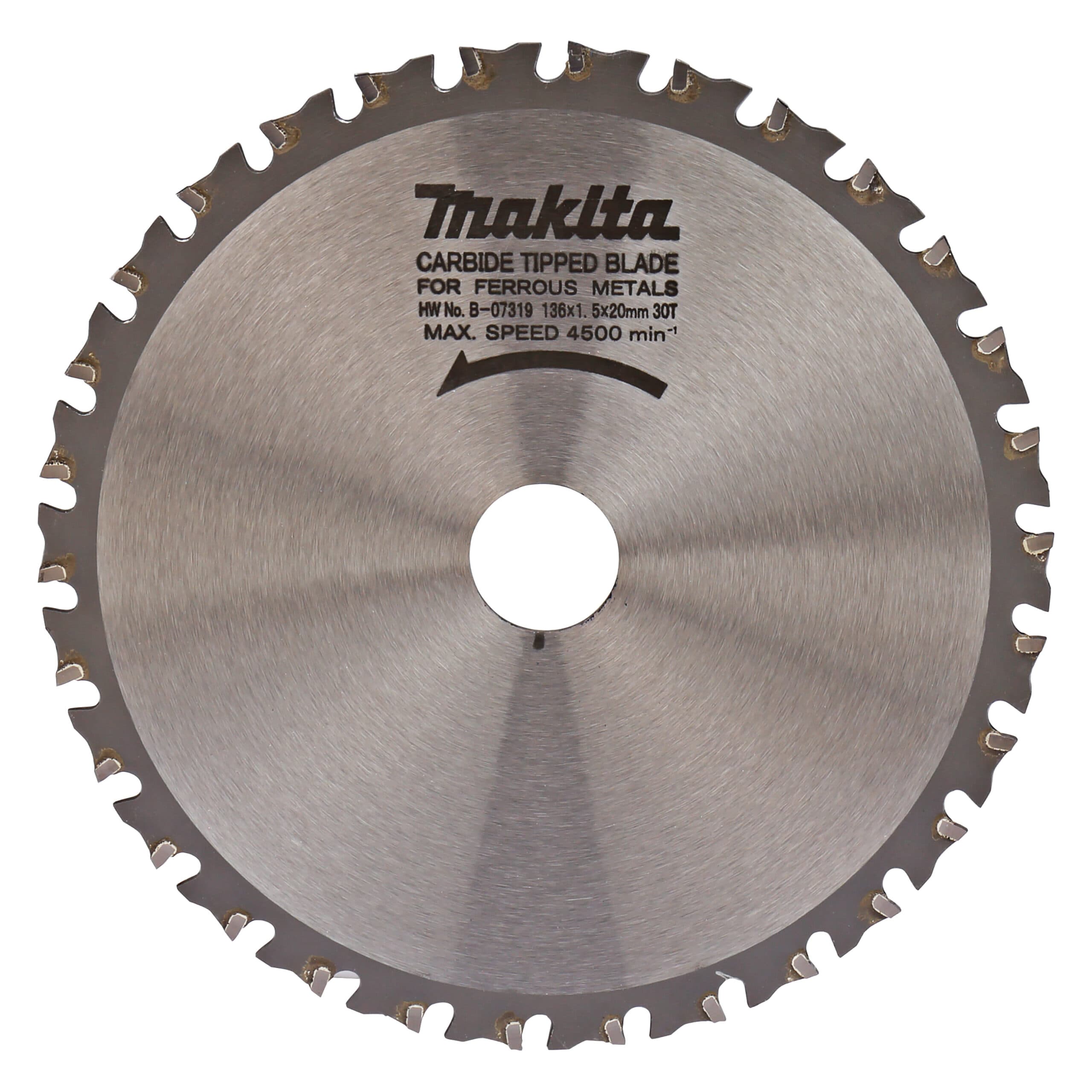 Makita 牧田 B-07319 硬質合金鋸片136X20X30T -BCS550