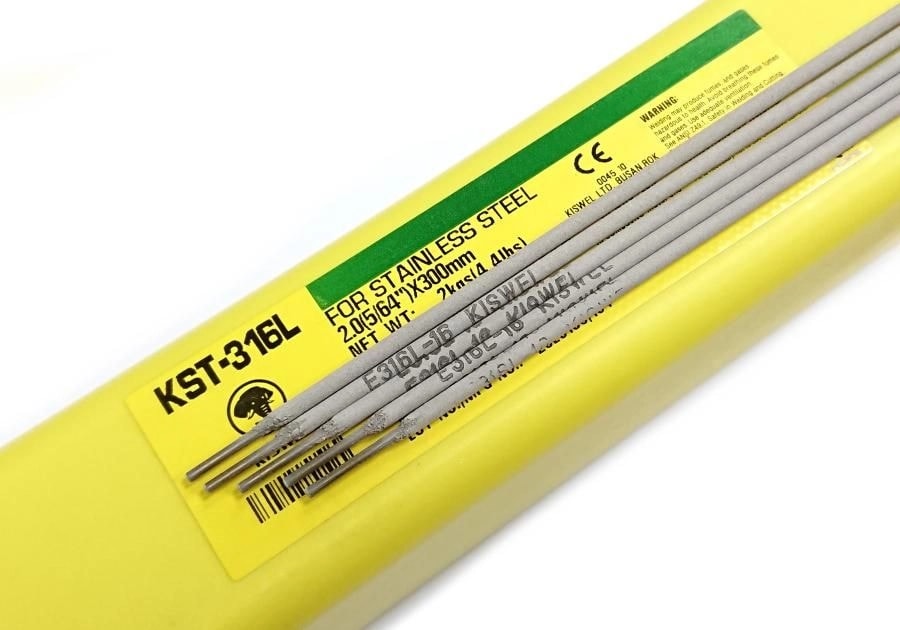 KISWEL KST-316L 不銹鋼焊枝 細節(標籤與焊枝)