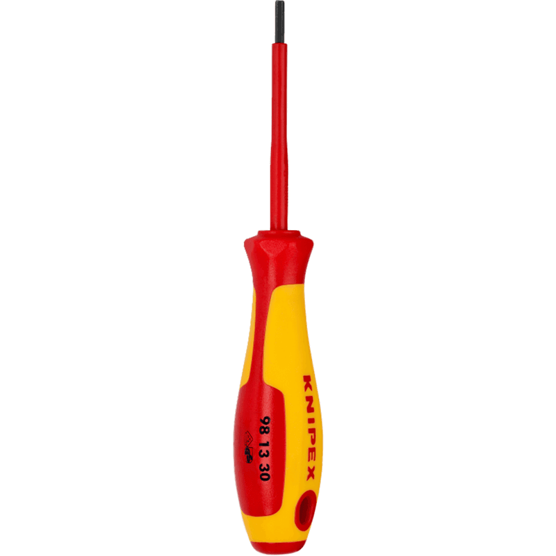 KNIPEX 98 13 30 絕緣柄六角批 3mm(正面)