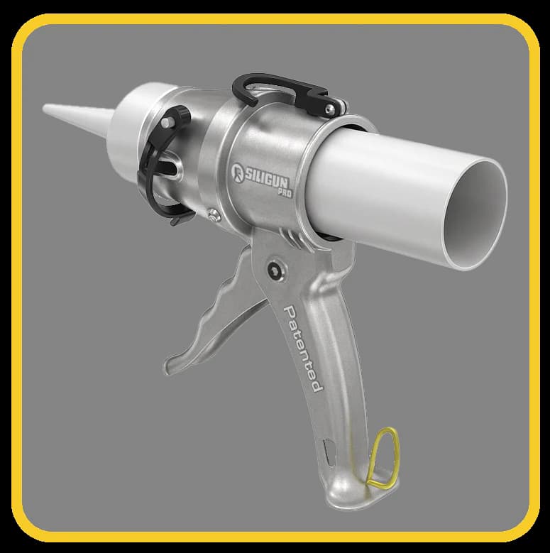 SILIGUN SILIGUN PRO 4"特短填縫槍 (壓鑄鋁-銀色)