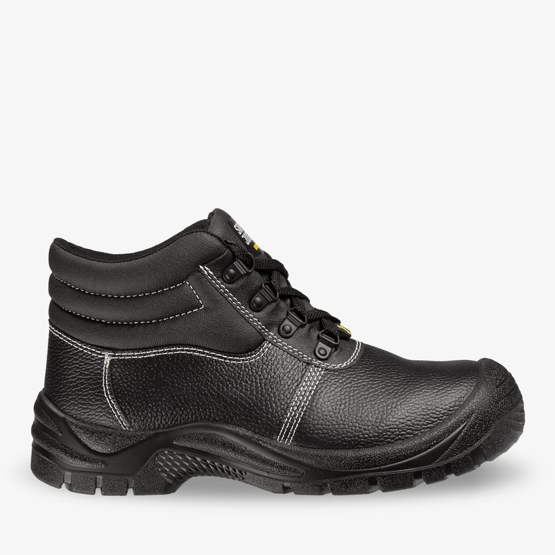 SAFETY JOGGER SAFETYBOY 黑色中筒安全鞋(側面)