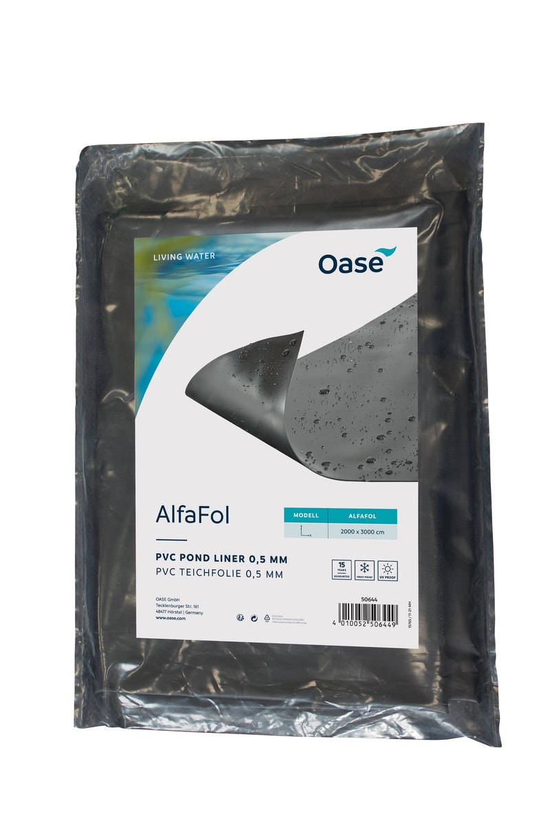 OASE 50644 AlfaFol black 0.5mm 2 x 3 m 預製池襯墊