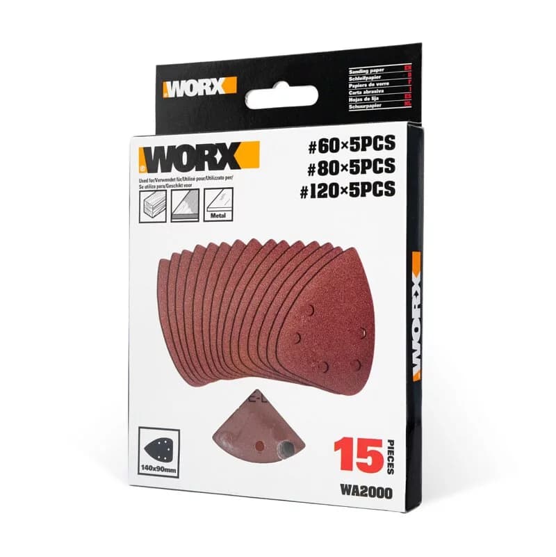 WORX WA2000 三角形砂紙套裝