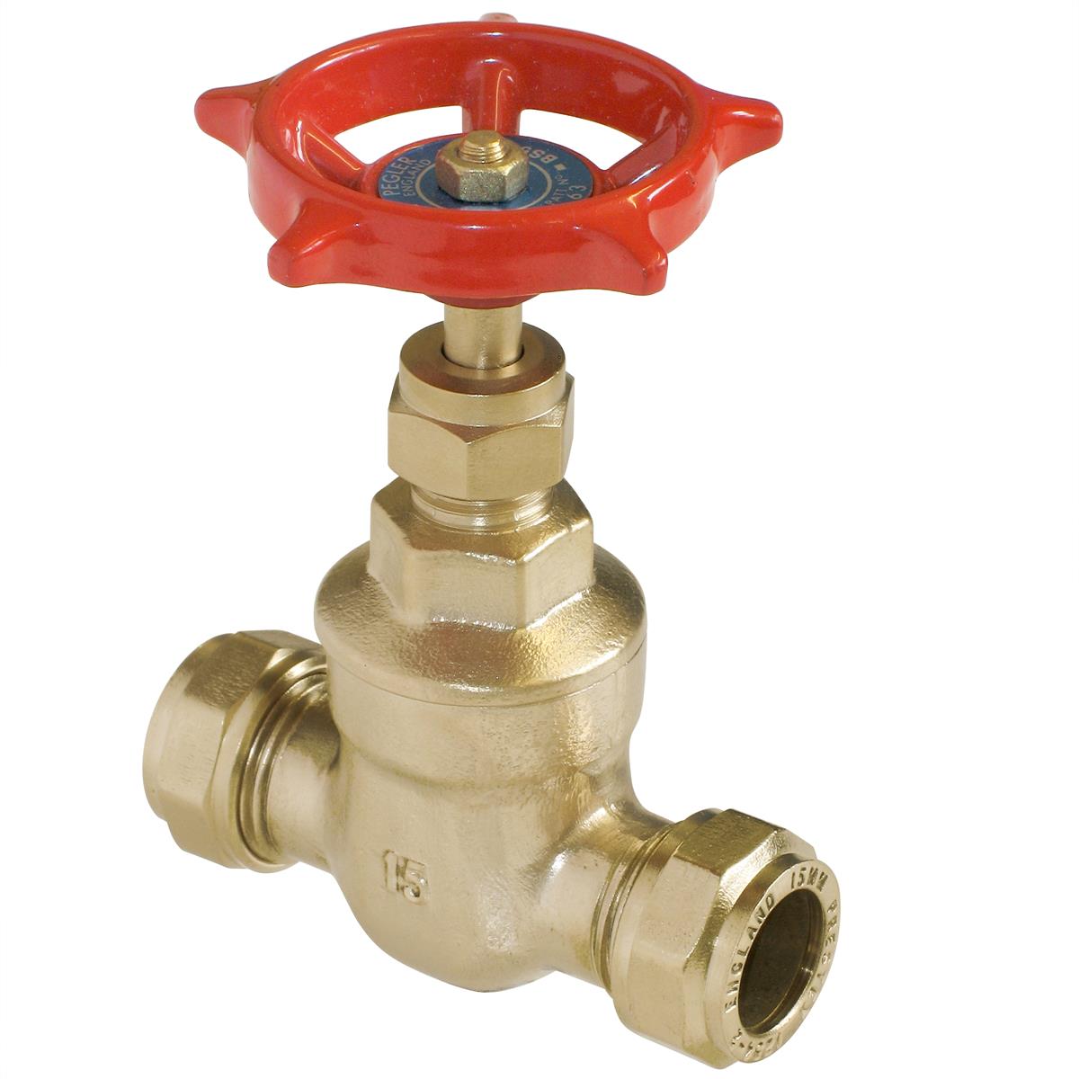 PEGLER 63系列 銅閘閥 28mm(三向正面)