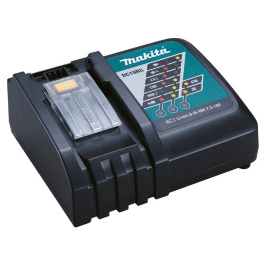 Makita DC18RC 快速充電器(三 quarters 視角)