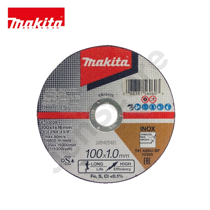 Makita E-03028 薄切割砂輪片 100x1.0mm(正面)