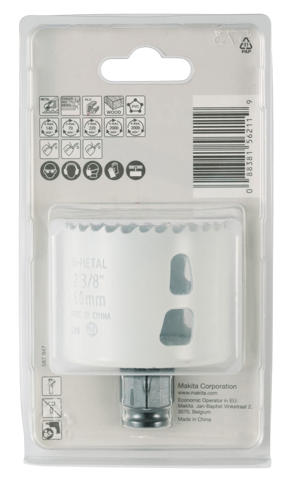 Makita E-03872 直插式BiM穿孔鋸60MM(包裝背面)