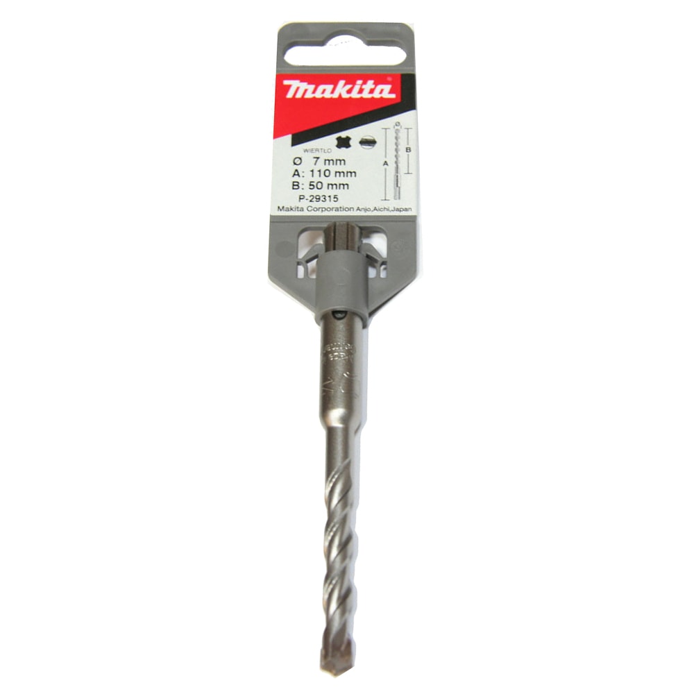 Makita P-29315 四坑錘鑽頭 7X110MM(包裝正面)